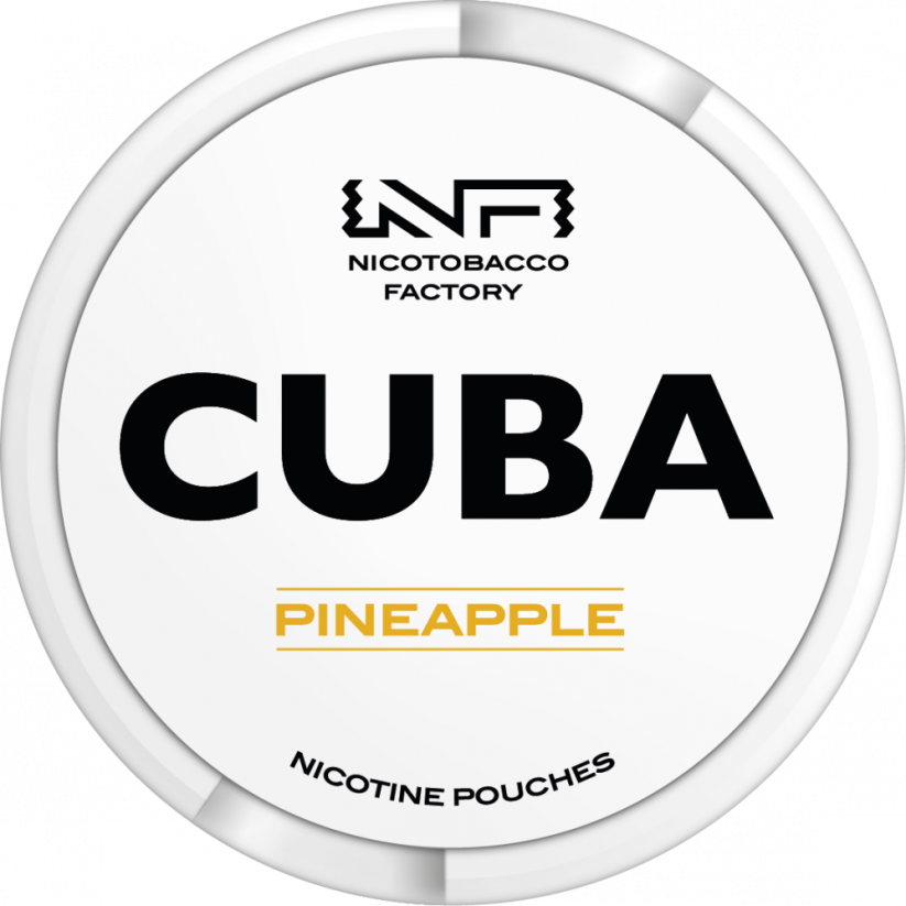 CUBA WHITE, PINEAPPLE (ananas) - MEDIUM STRONG
