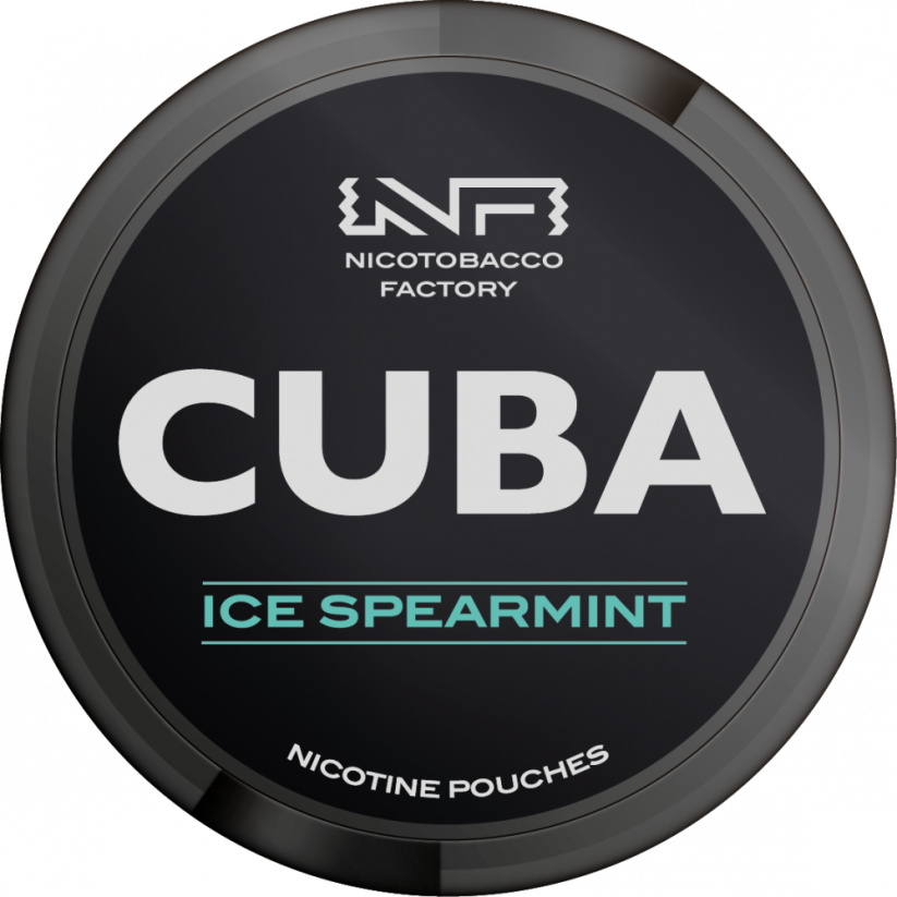 CUBA BLACK, ICE SPEARMINT (ledová máta) - EXTREME STRONG