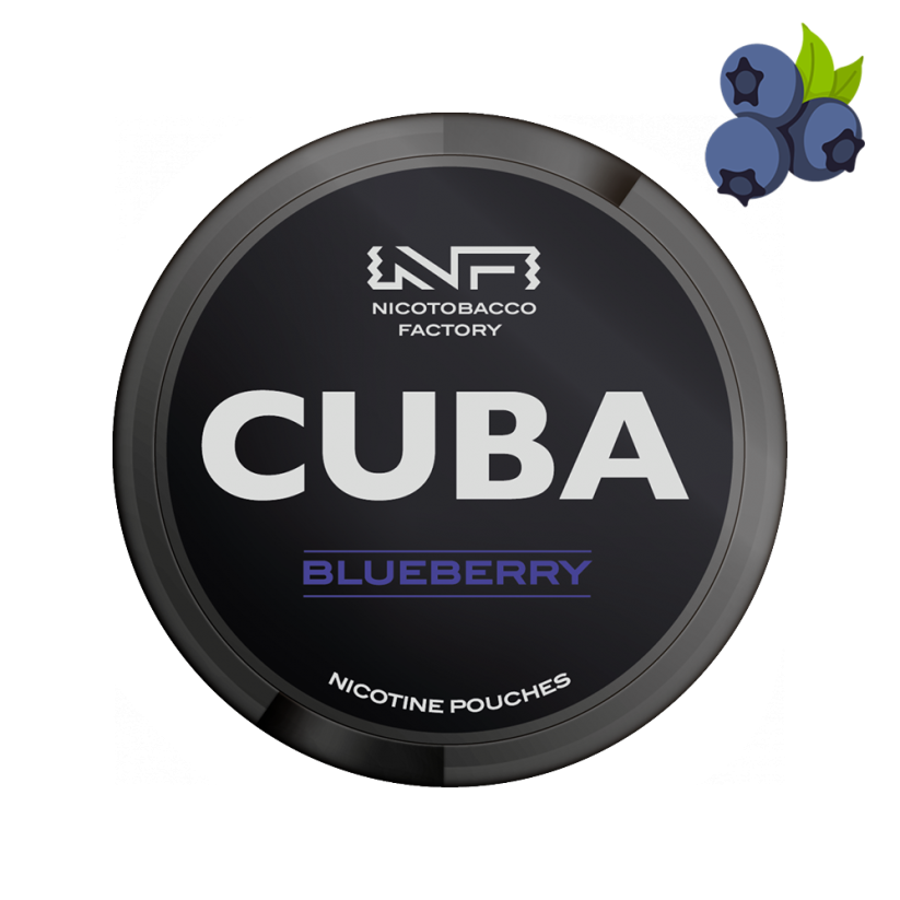 CUBA BLACK, BLUEBERRY (borůvka) - EXTREME STRONG