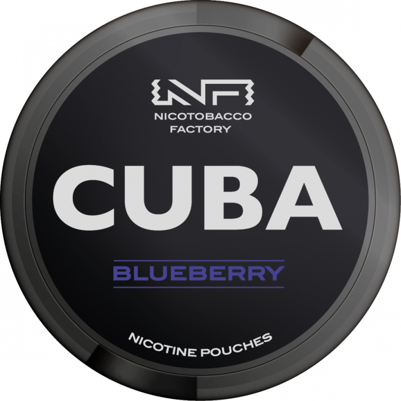 CUBA BLACK, BLUEBERRY (borůvka) - EXTREME STRONG