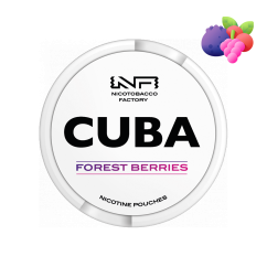 CUBA WHITE, FOREST BERRIES (lesní ovoce) - MEDIUM STRONG