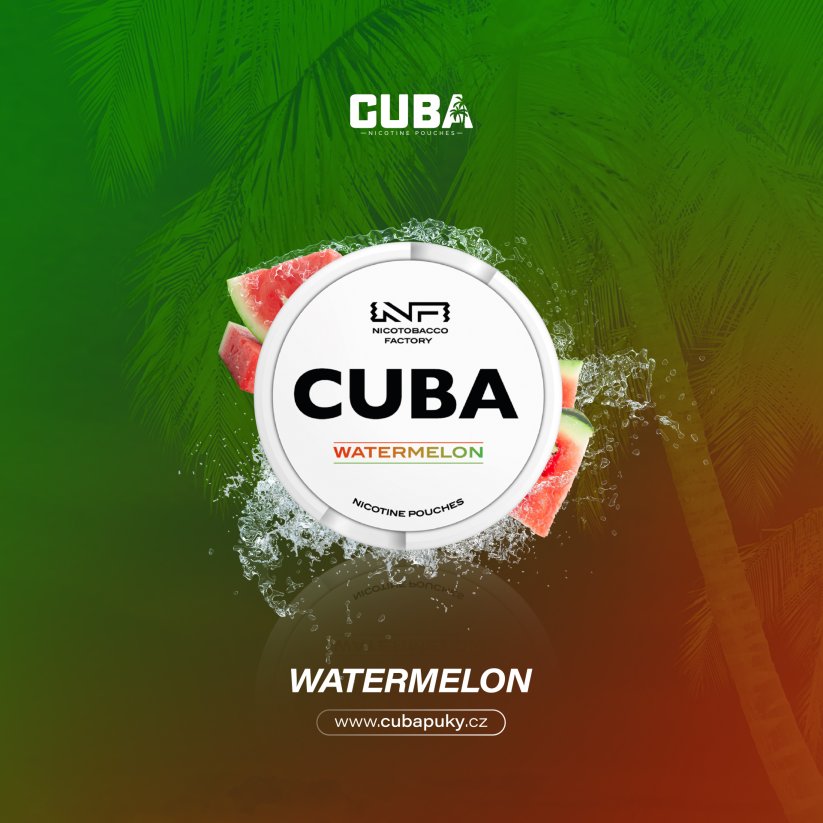 CUBA WHITE, WATERMELON (vodní meloun) - LIGHT