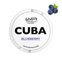 CUBA WHITE, BLUEBERRY (borůvka) - MEDIUM STRONG
